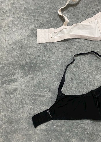 Minimalist Siyah ve Beyaz Sütyen Seti - Görsel 9