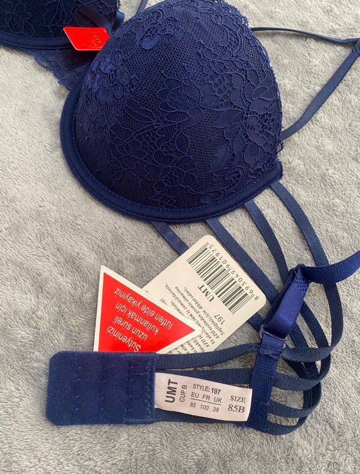 Lacivert Spor Sütyen - Görsel 5