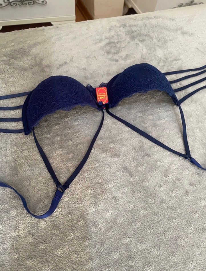 Lacivert Spor Sütyen - Görsel 3