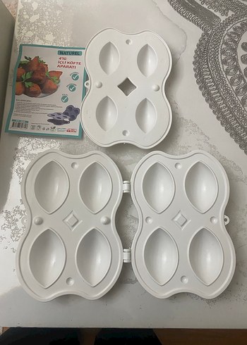 Naturel 4'lü İçli Köfte Aparatı Khaki - Görsel 3