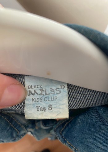 Düğmeli Mavi Kot Ceket - Görsel 9