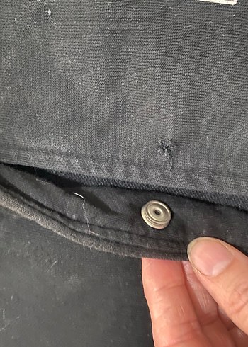 Siyah Baskılı Düğmeli kız Çocuk Ceket - Görsel 7