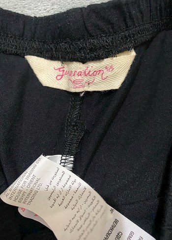 Siyah Elastik Kadın Tayt - Görsel 4