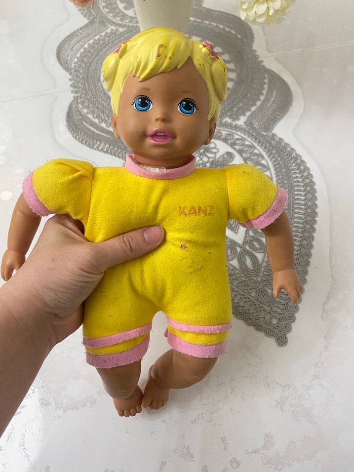 Sarı Pastel Renkli Bebek Oyuncak - Görsel 4