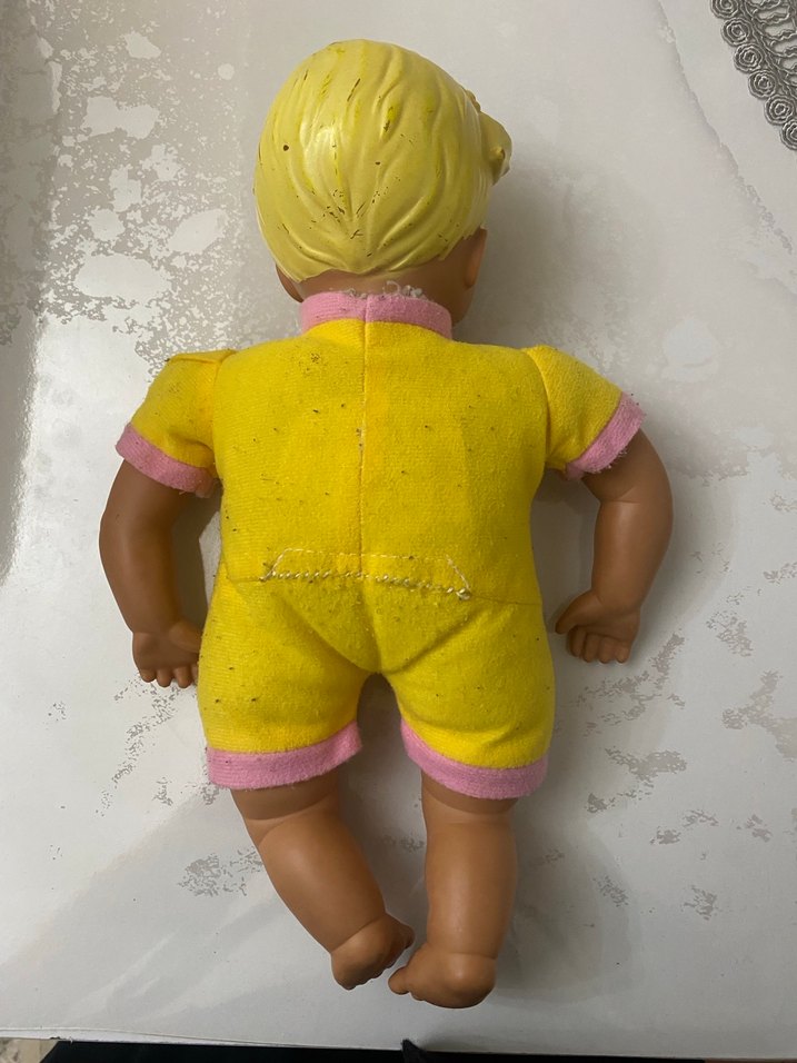 Sarı Pastel Renkli Bebek Oyuncak - Görsel 2