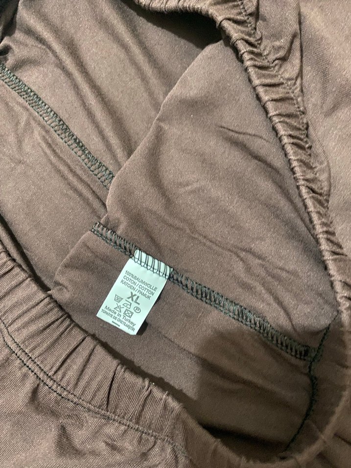 Kadın Rahat Pamuklu Midi Kumaş Pantolon - Görsel 5