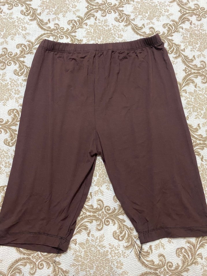 Kadın Rahat Pamuklu Midi Kumaş Pantolon - Görsel 2