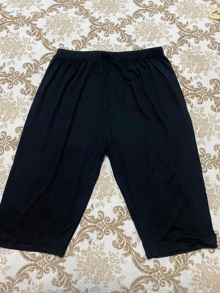 Kadın Rahat Pamuklu Midi Kumaş Pantolon - Görsel 3