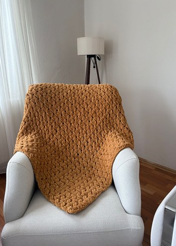 Bej Örgü Çocuk Battaniyesi - Görsel 2