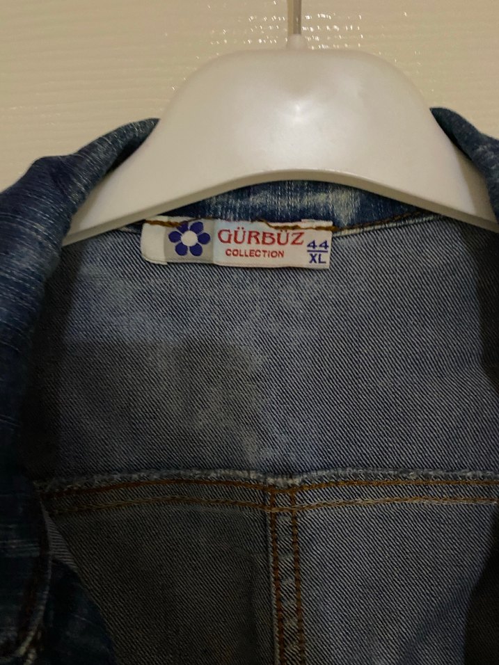 Düğmeli Kadın Jean Yelek - Görsel 3