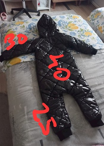 Siyah kız çocuk astronot mont 2-3yaş - Görsel 3