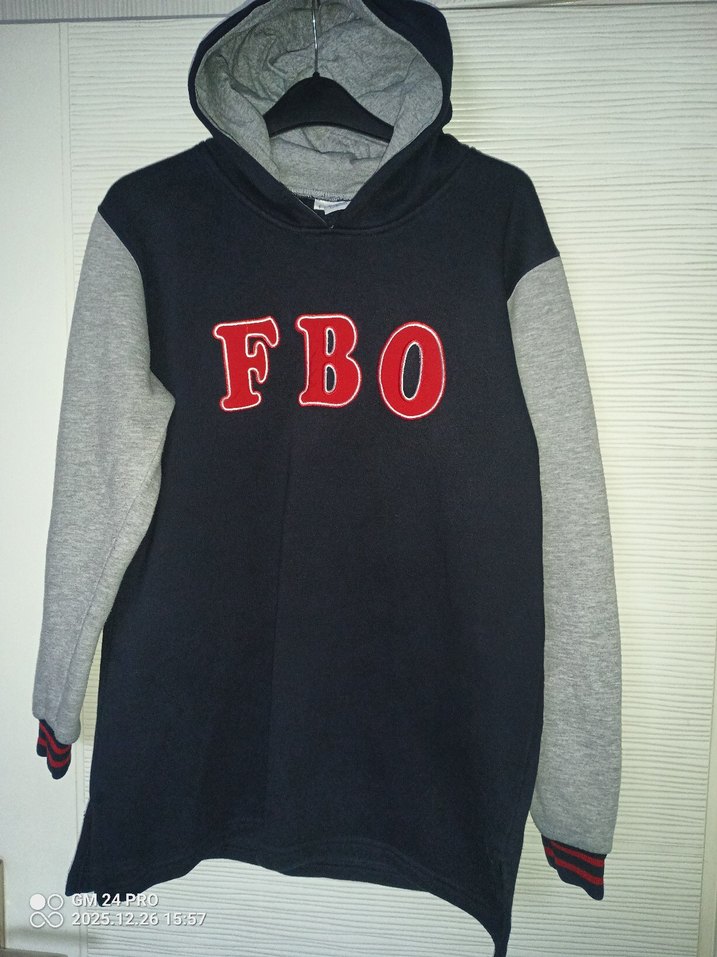 Mengü lacivert gri sweatshirt XXLbeden - Görsel 2