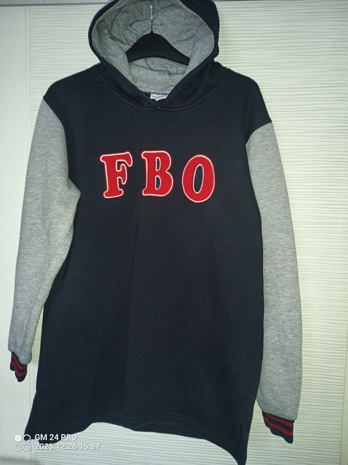 Mengü lacivert gri sweatshirt XXLbeden - Görsel 3