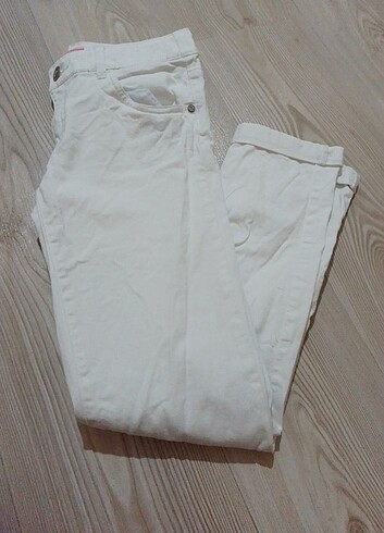 LcWaikiki kızçocuk beyaz Jean pantolon 12-13yaş