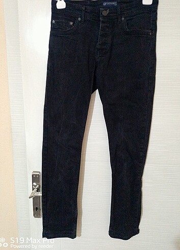 DenimFit siyah Jean pantolon W32beden