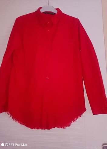 Diğer Kaside kırmızı eteğisaçaklı gömlek tunik Sbeden 