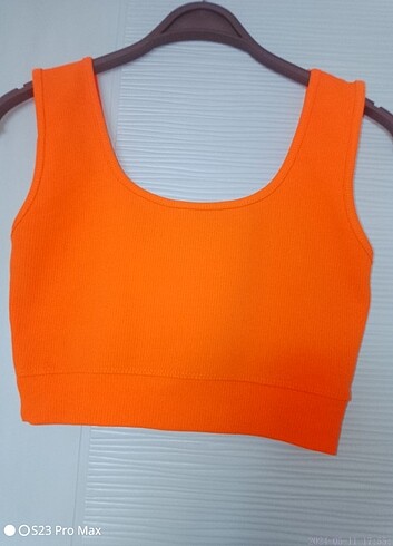 xl Beden SysBasic turuncu büstiyer crop Xlbeden