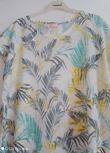 46 Beden LcWaikiki yaprakdesenli t-shirt 3XLbeden