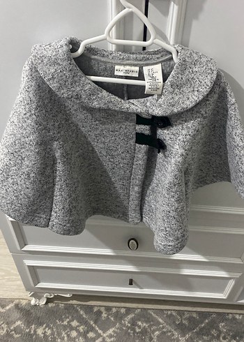 Kız Çocuk Gri Triko Bolero - Görsel 2