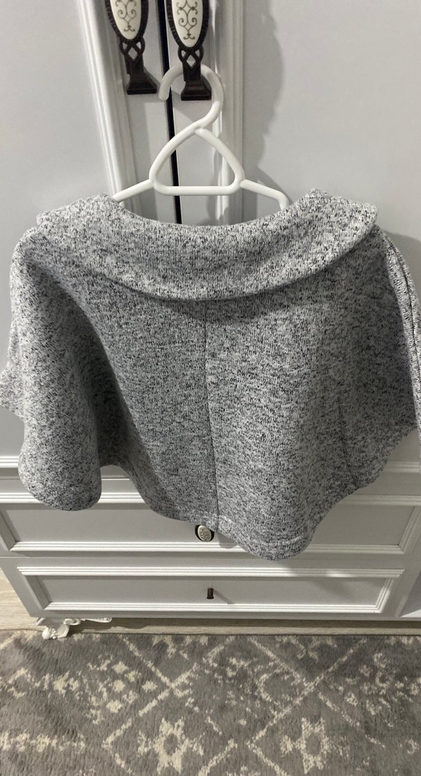 Kız Çocuk Gri Triko Bolero - Görsel 3
