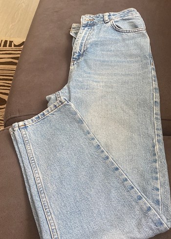 Kadın Mavi Denim Midi Boy Kot Pantolon