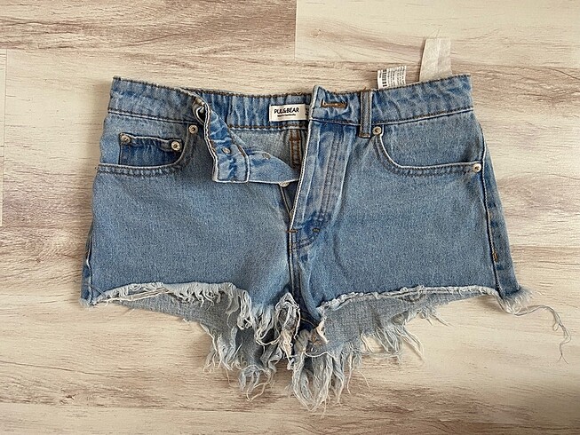 Pull & Bear Kot Şort Denim