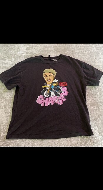 justin bieber tişört