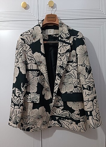 Lc Waikiki Çiçek Desenli Blazer Ceket 38 Beden