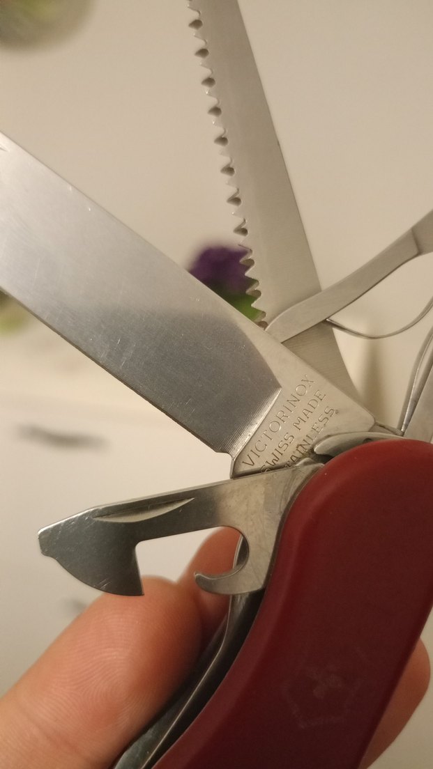 Kırmızı Çok Fonksiyonlu Cep Çakısı - Görsel 2