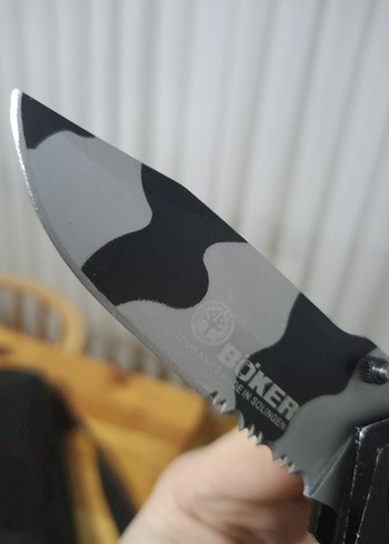 Gri Kamuflaj Desenli Katlanır Çakı - Görsel 3