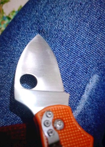 Turuncu Katlanabilir Cep Bıçağı - Görsel 2