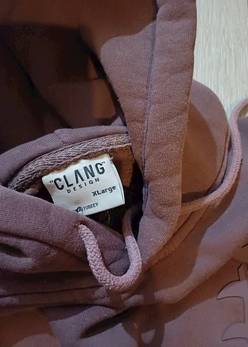 Diğer Bordo Kapüşonlu Salaş Sweatshirt