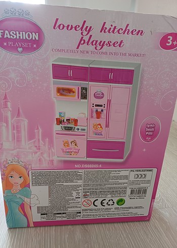 Pastel Pembe Oyuncak Mutfak Seti - Görsel 5