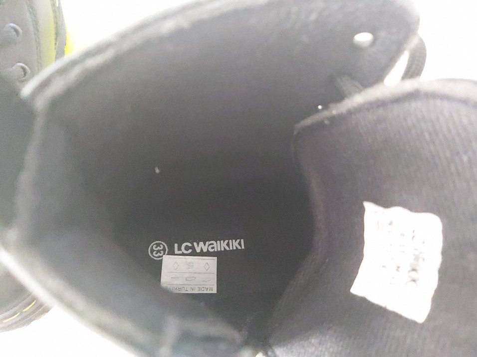 Siyah Fermuarlı Dolgu Topuklu Kadın Botları - Görsel 3