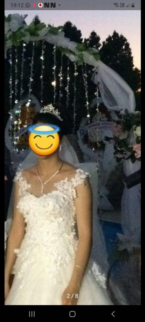 Straplez Uzun Prenses Gelinlik - Görsel 3