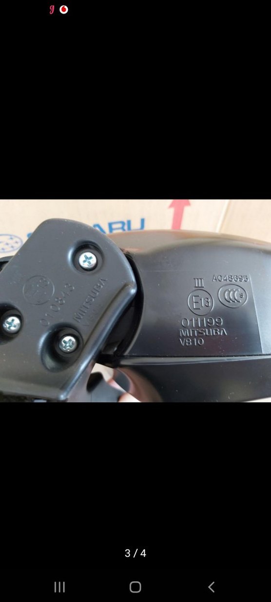 Gri Subaru Araç Yan Aynası - Görsel 3