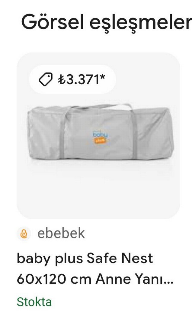 Gri Bebek Çantası Babypus park yatak - Görsel 2