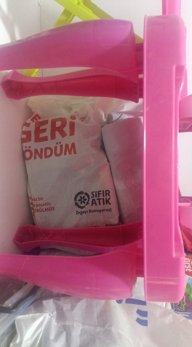 Renkli Pembe Çocuk Sandalyesi masası kuaför ütü masası - Görsel 4