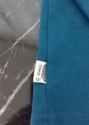 Erkek Mavi Uzun Kollu Sweatshirt - Görsel 2