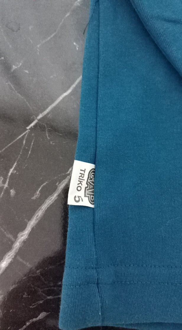 Erkek Mavi Uzun Kollu Sweatshirt - Görsel 2