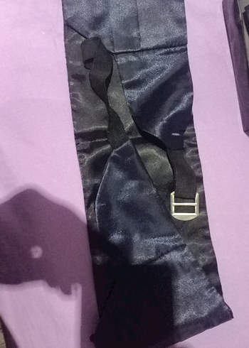 lacivert Bağlamalı Erkek Papyon kuşak kemer damatlık smokin - Görsel 5