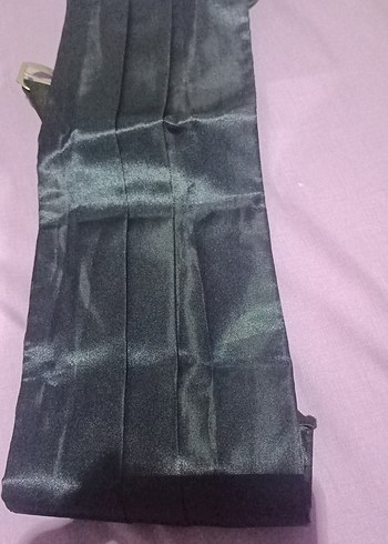 lacivert Bağlamalı Erkek Papyon kuşak kemer damatlık smokin - Görsel 4