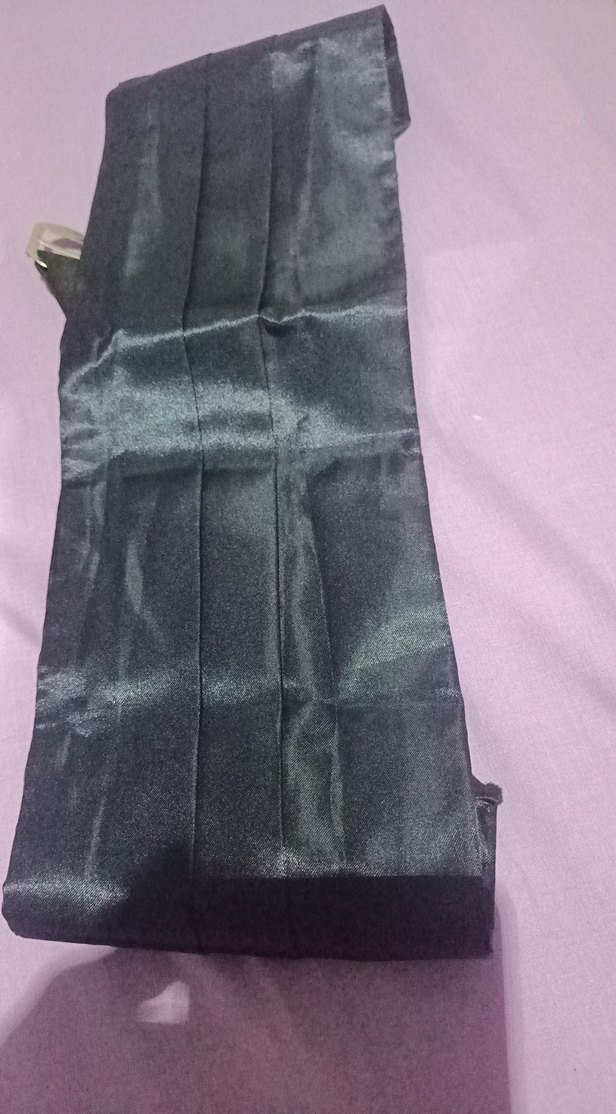 lacivert Bağlamalı Erkek Papyon kuşak kemer damatlık smokin - Görsel 4