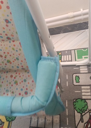 Pastel Mavi Bebek Salıncak Sandalyesi ana kucağı sallanan beşik - Görsel 6