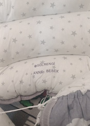 Bulut Desenli Bebek Minderi döşek anne yani - Görsel 5