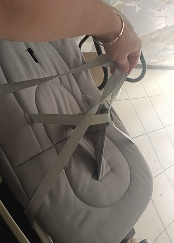 Gri Bebek sallanan ana kucağı beşik kolay kullanım portatif - Görsel 6