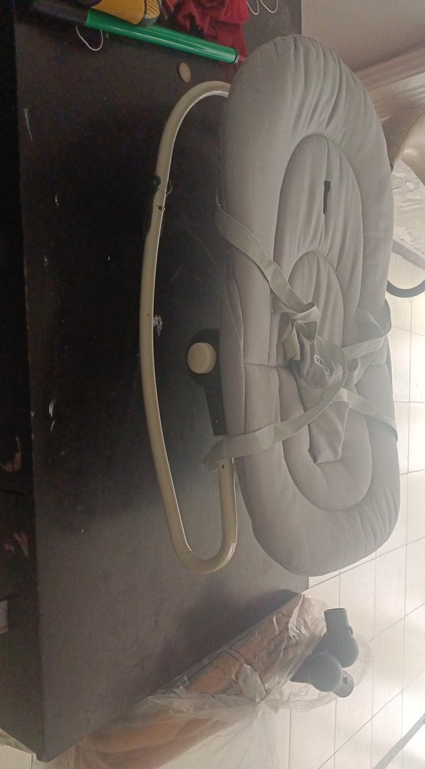 Gri Bebek sallanan ana kucağı beşik kolay kullanım portatif - Görsel 2