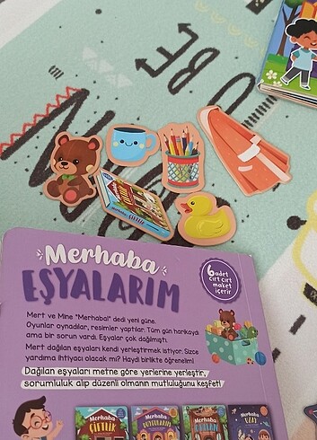 Beden Renk Cırt cırtlı kitap seti