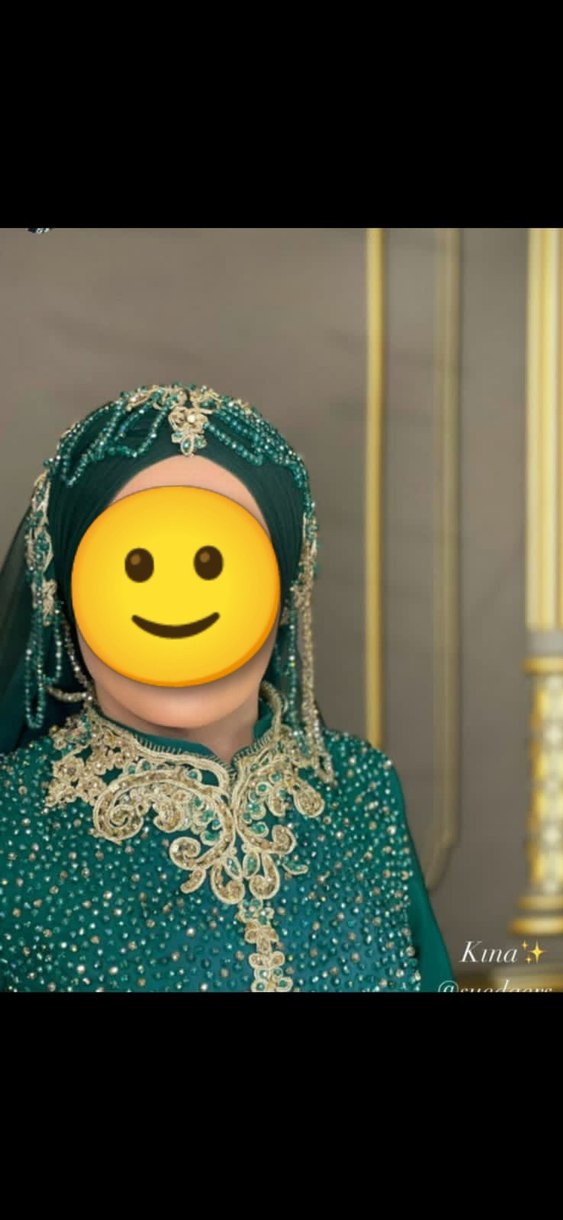 taş detaylı yeşil bindallı - Görsel 3