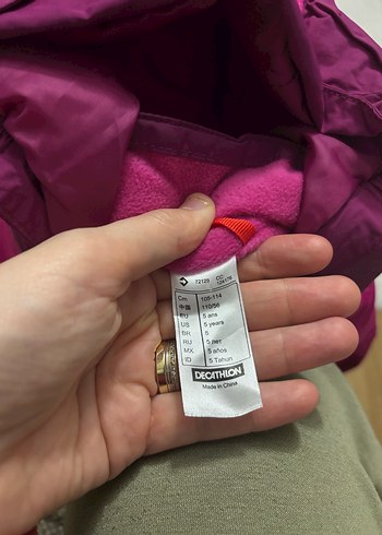 5 6 yaş kız çocuk kar tulumu - Görsel 2